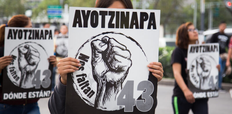 11 años sin el paradero de los 43 normalistas de Ayotzinapa