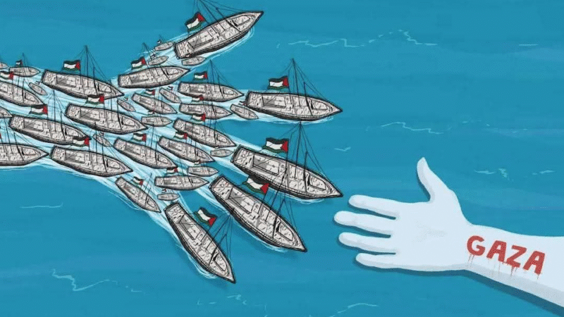 La ‘Global Sumud Flotilla’ sufre un segundo ataque de dron