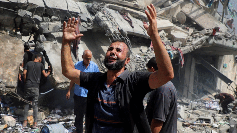 La mitad de la ciudad de Gaza se niega a huir mientras se intensifican los ataques israelíes