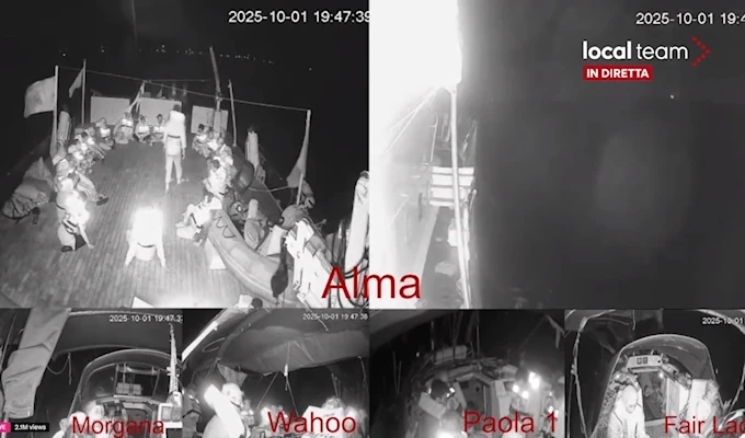 La piratería israelí asalta a la Flotilla Sumud Global rumbo a Gaza