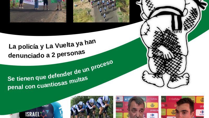 Colecta para la defensa de las represaliadas en Figueres por Palestina