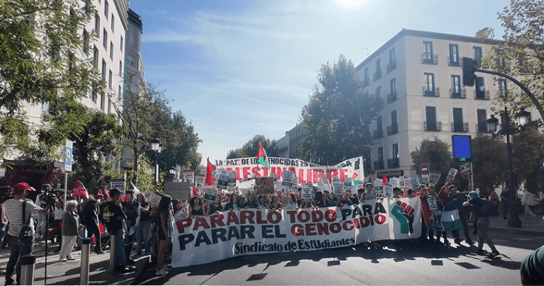 Huelga general y paros por Palestina