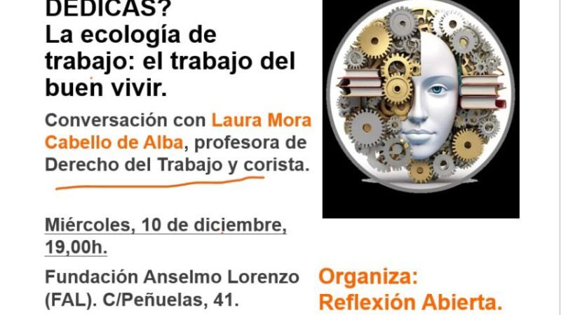 Conversatorio. 10-D ¿A qué te dedicas? La ecología del trabajo: El trabajo del buen vivir