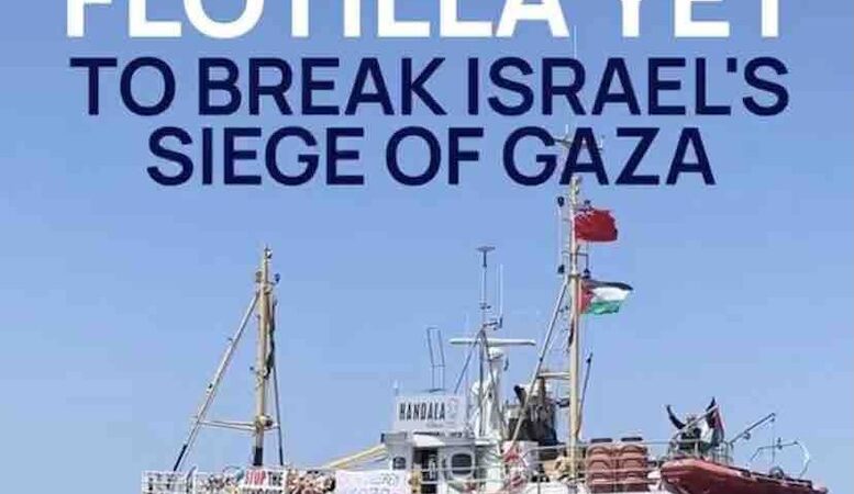 La coalición de flotillas saldrá rumbo a Gaza este mes de abril