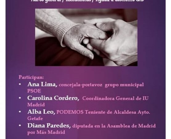 Madrid: la Plataforma por la Remunicipalización cita a los partidos a un debate sobre el futuro de la Dependencia