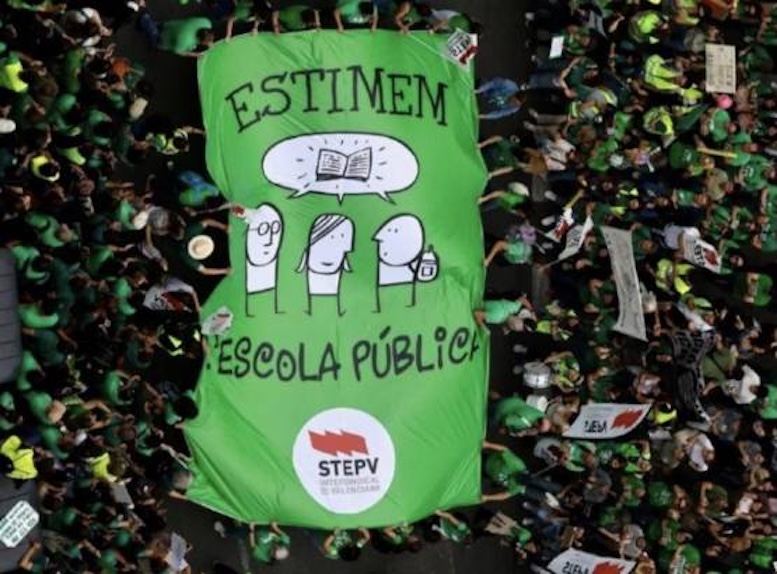 Tercera semana de huelga: más fuerza, más unidad, más escuela pública