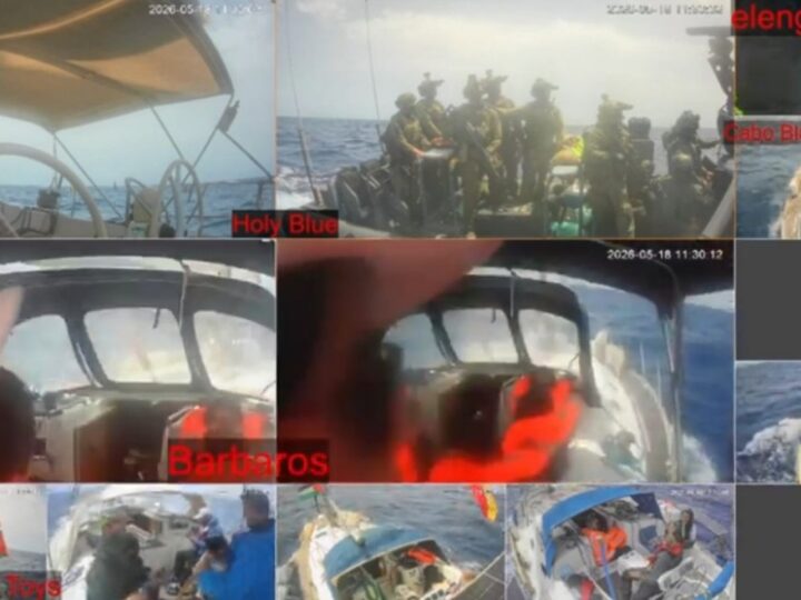 La piratería sionista se repite: Israel secuestra la «Flotilla» en aguas internacionales