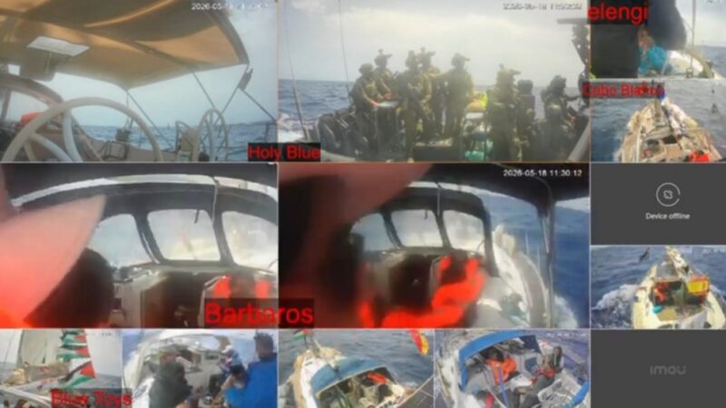 La piratería sionista se repite: Israel secuestra la «Flotilla» en aguas internacionales