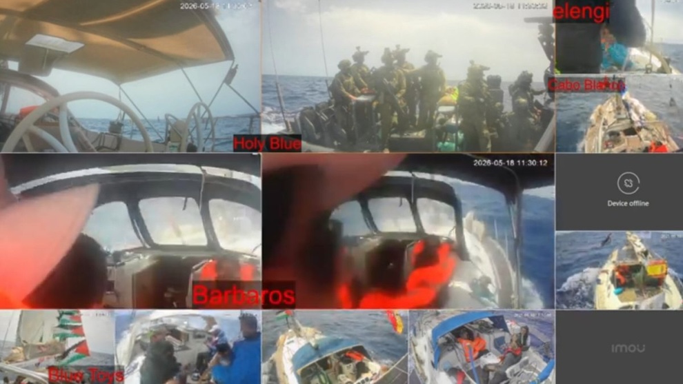 La piratería sionista se repite: Israel secuestra la «Flotilla» en aguas internacionales
