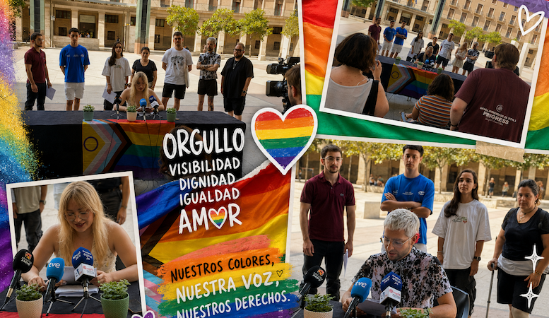 Presentación de la Red LGTBIQA+ de Aragón y el Orgullo 2026
