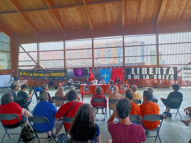 Xixón acogió una solidaria Xuntanza Antirrepresiva
