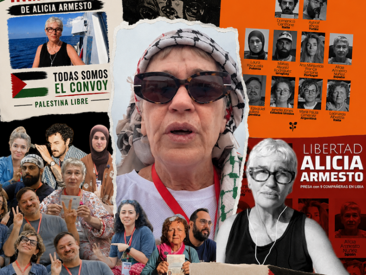 Alicia Armesto y la Flotilla terrestre por Gaza: Periodismo comprometido (Y Nota de última hora!!!)