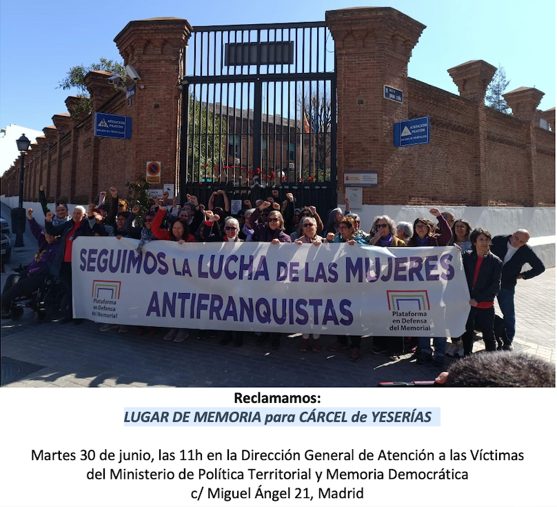 Reiteran declarar Lugar de Memoria Cárcel de Yeserías