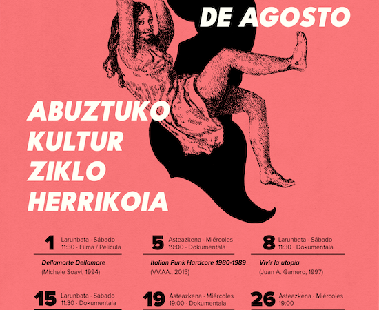 Iruñea: Abuztuko kultur ziklo herrikoia-Ciclo Cultural Popular de Agosto