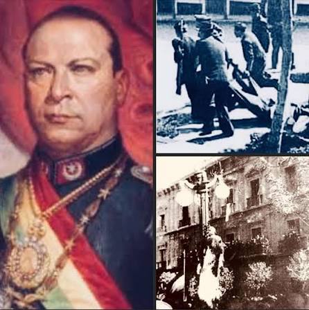 21 de julio, 1946. Muere ahorcado en La Paz el presidente Gualberto Villarroel