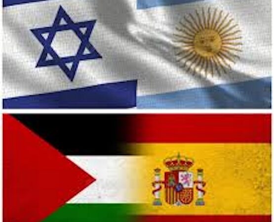 La creencia generalizada de que Argentina representa a Israel y España representa a Palestina es errónea