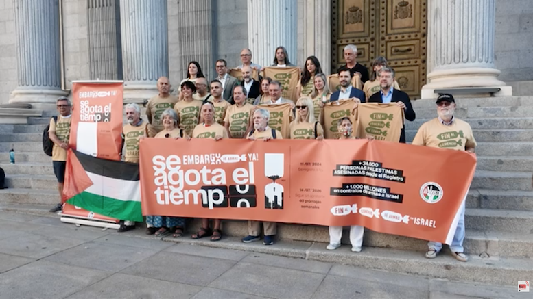 La solidaridad con Palestina pide al Congreso frenar las armas a Israel ¡Embargo YA!