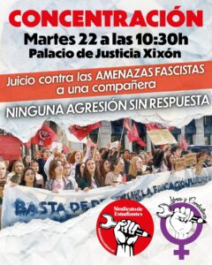 Libres y Combativas y Sindicato de Estudiantes de Asturies