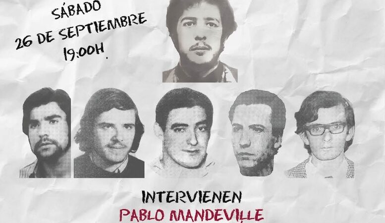 Homenaje a la memoria antifranquista: 50 aniversario del asesinato de Carlos González y 51 aniversario de los últimos fusilamientos