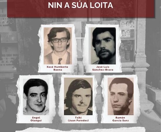 Vigo homenajea a los últimos fusilados de la dictadura