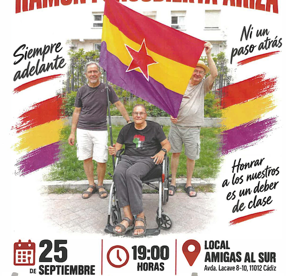 Cádiz acogerá el 25 de septiembre un homenaje a Ramón Foncubierta Ariza