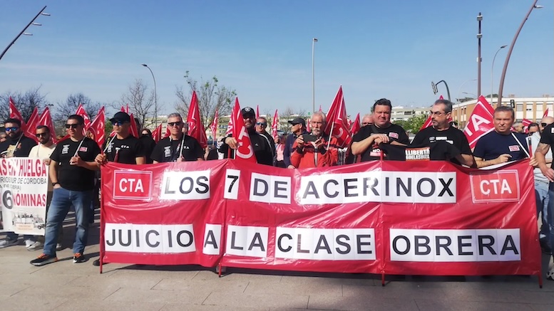 Los siete de Acerinox: un juicio de 28 millones y el derecho de huelga en el centro del debate