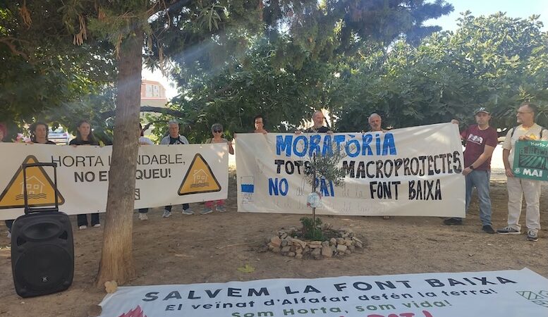 Campanya dels CLER “Contra les agressions a l’horta. Aturem el pai de la Font Baixa”