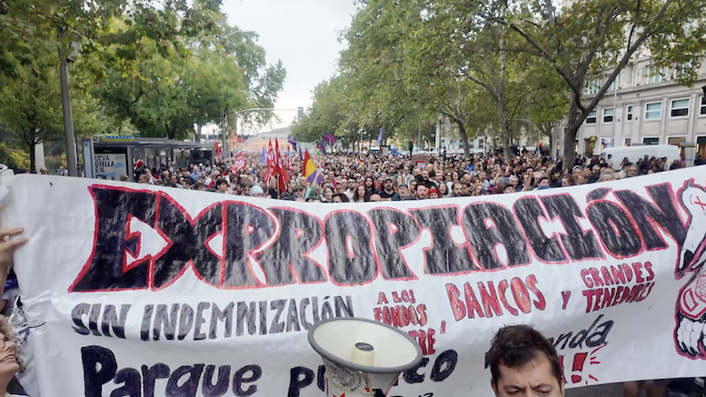 Por un parque público de vivienda financiado con la devolución del rescate bancario