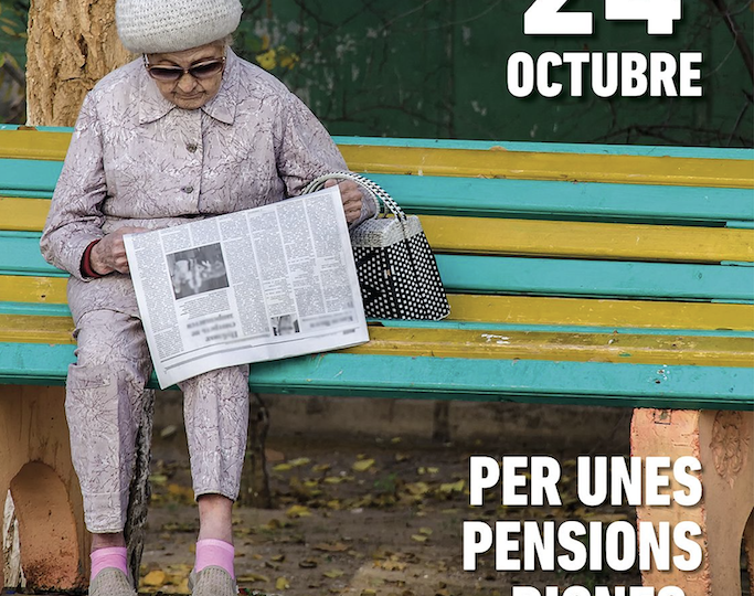24 d’octubre a Madrid en defensa de les pensions públiques