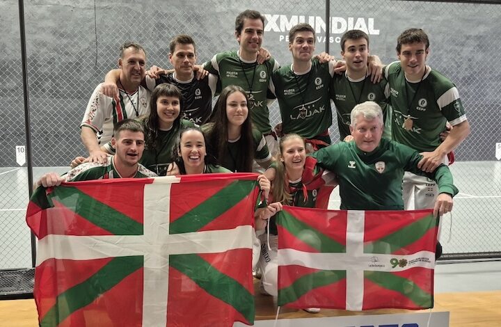 La Euskal Selekzioa ha pasado a la  historia mundial de la pelota vasca