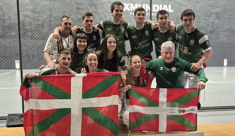 La Euskal Selekzioa ha pasado a la  historia mundial de la pelota vasca