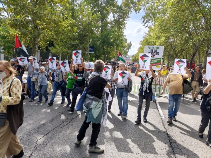 El genocidio continúa (Madrid con Palestina, Video)