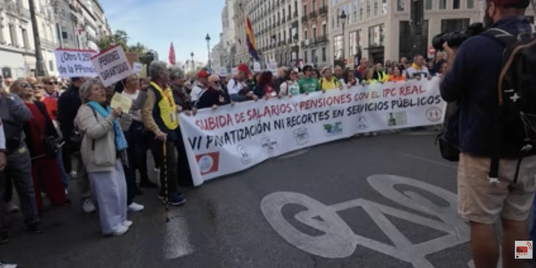 Crónica de calle:  ¡Gobierne quien gobierne, las pensiones públicas se defienden!