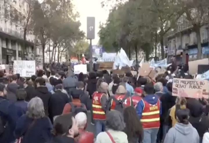 Sábado 17: Octubre Rojo en Francia,  800.000 manifestantes