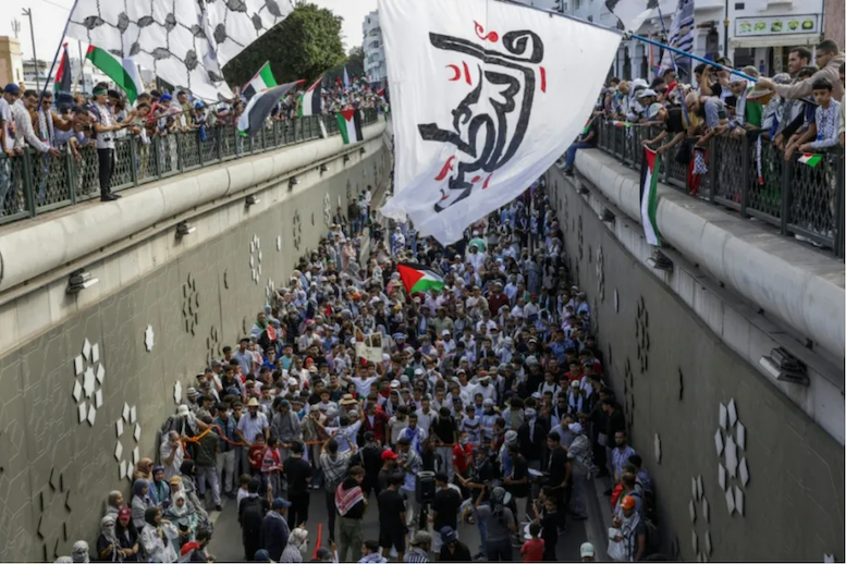 Continúa la ola de protestas sacude Marruecos entre la causa palestina y la crisis del coste de la vida
